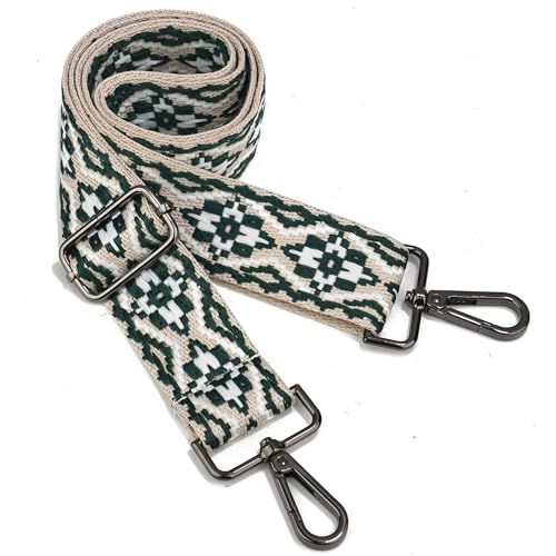 Image of Purse Strap Gold Hardware Replacement Crossbody Bag Strap, Wide Adjustable Shoulder Strap