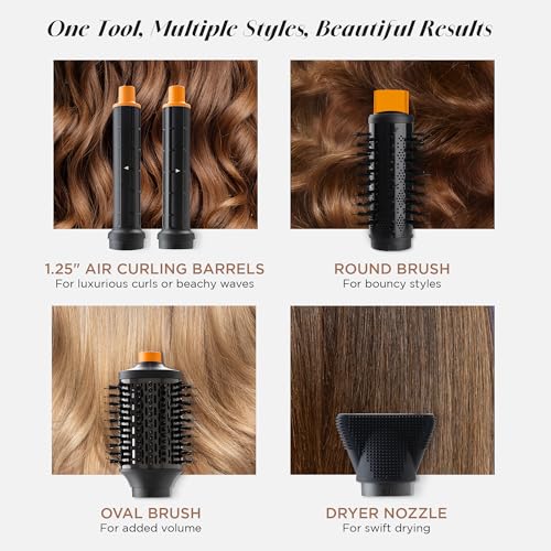 Image of CHI Lava AirGlam, Volumizes, Curls & Dries Hair, Blue