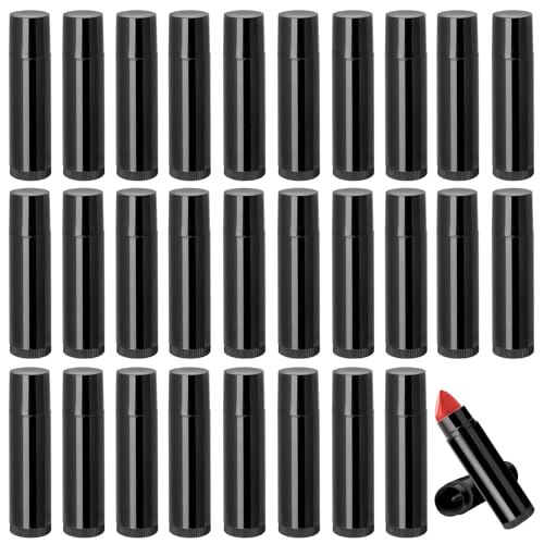 30 unidades de fundas para pintalabios vacías, para rellenar el pintalabios, set de fabricación propia, para bálsamo labial, funda para el cuidado de los labios, vainas