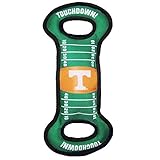 NCAA Football Field Dog Toy with Squeaker. - Tennessee Volunteers - for Tug, Toss, and Fetch. - Tough& Durable PET Toy
