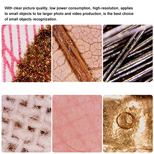 Image of 1600X USB Digital Microscope Adjustable Metal Stand HD Camera for PCB Inspection Coin Jewelry Soldering Projects PC Android Compatible