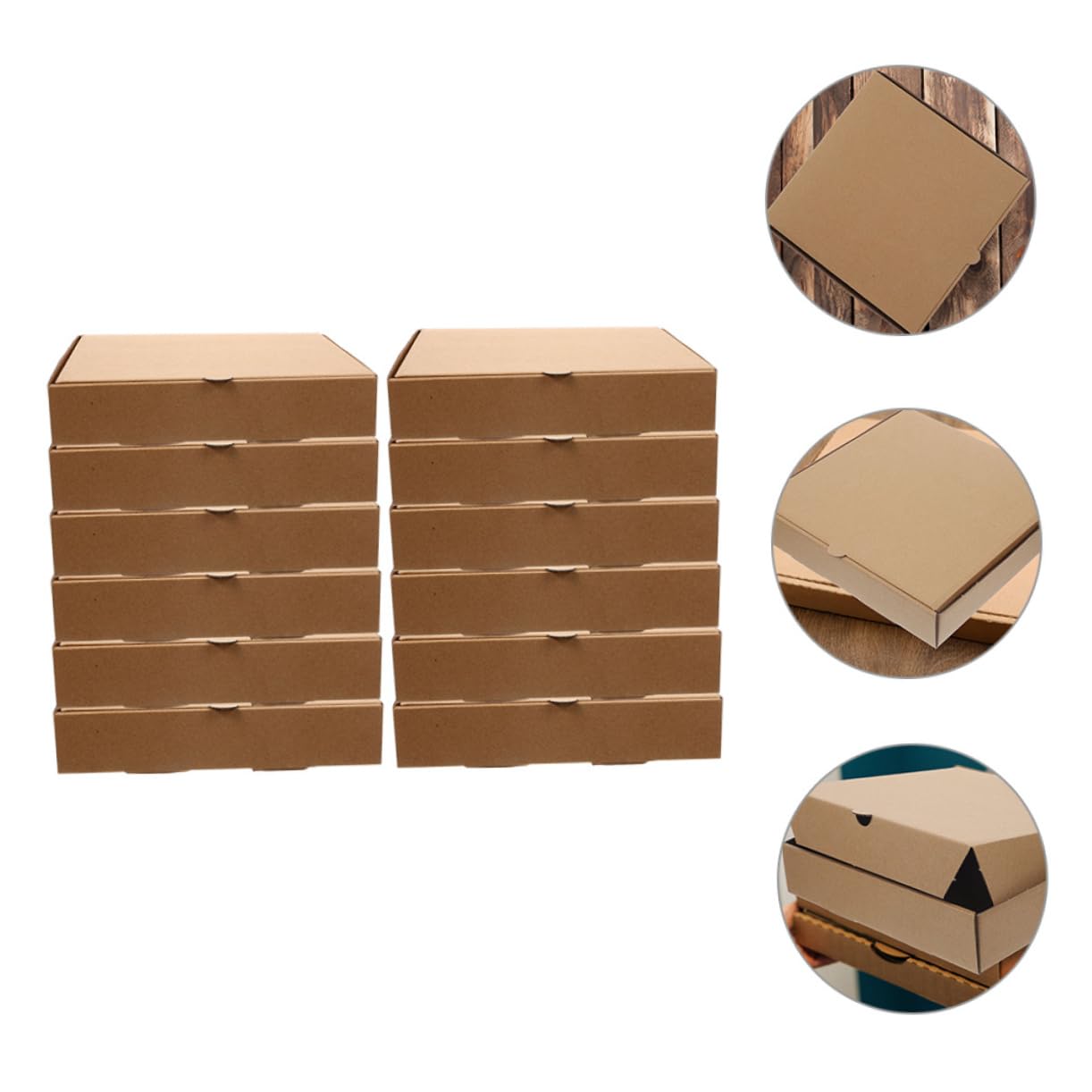 Mini scatole per pizza 12 pezzi cartone porta carta da asporto
