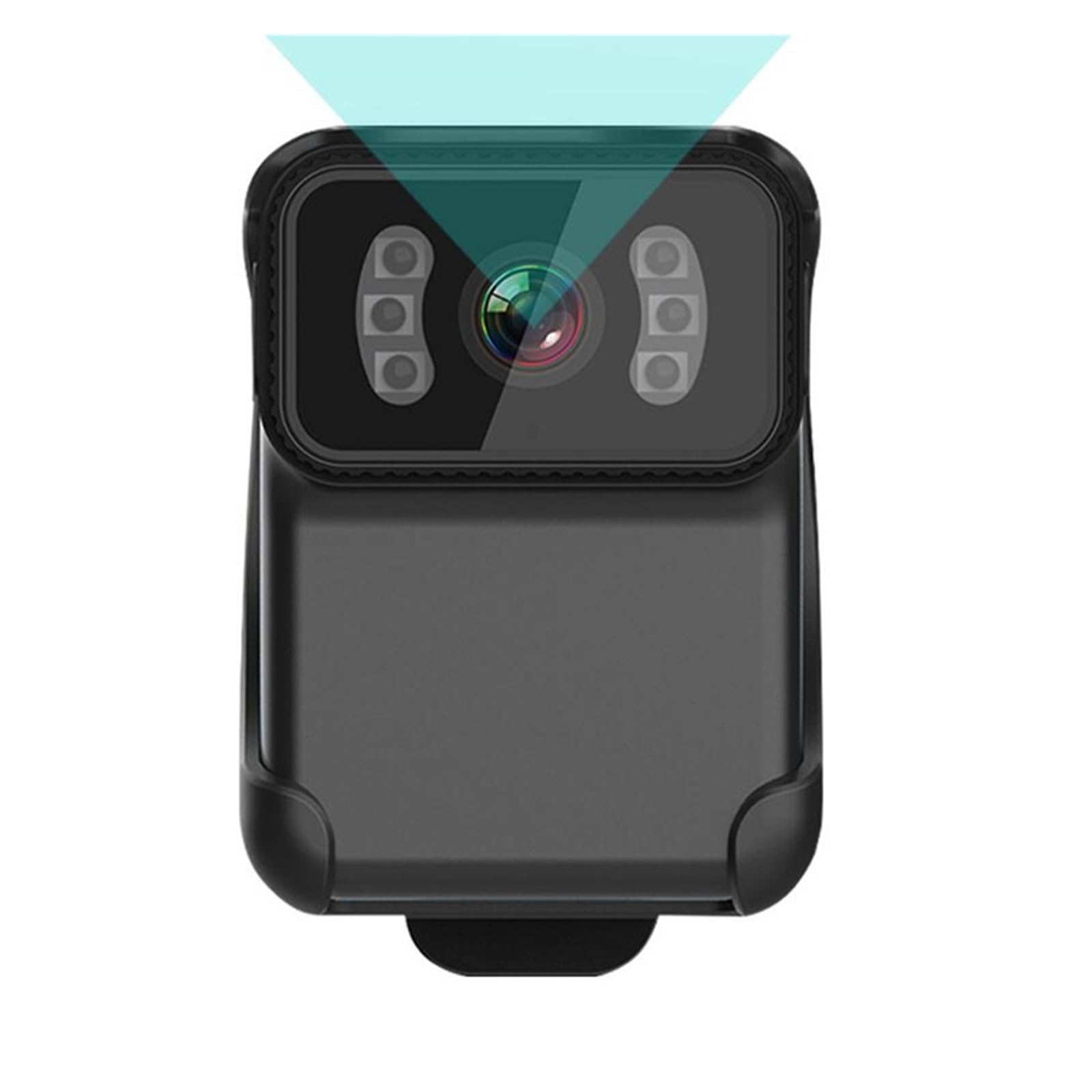 Macchina Fotografica d'azione Registratore delle Forze Ordine 1080P 200M Pixel Full HD WiFi Fotocamera Formato MP4 DV Action Cam 900mAh Video Visione Notturna(with 128G TF Card)