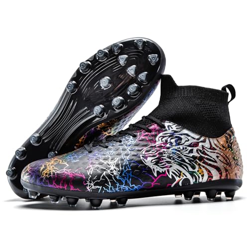 ZGWULZNGL High-Top Lightweight Soccer Cleats