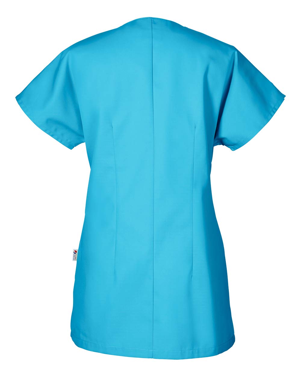 CLINIC DRESS Kasack Damen 1/2 Arm Druckknöpfe mit Brusttasche Seitentaschen Seitenschlitze 95° Wäsche