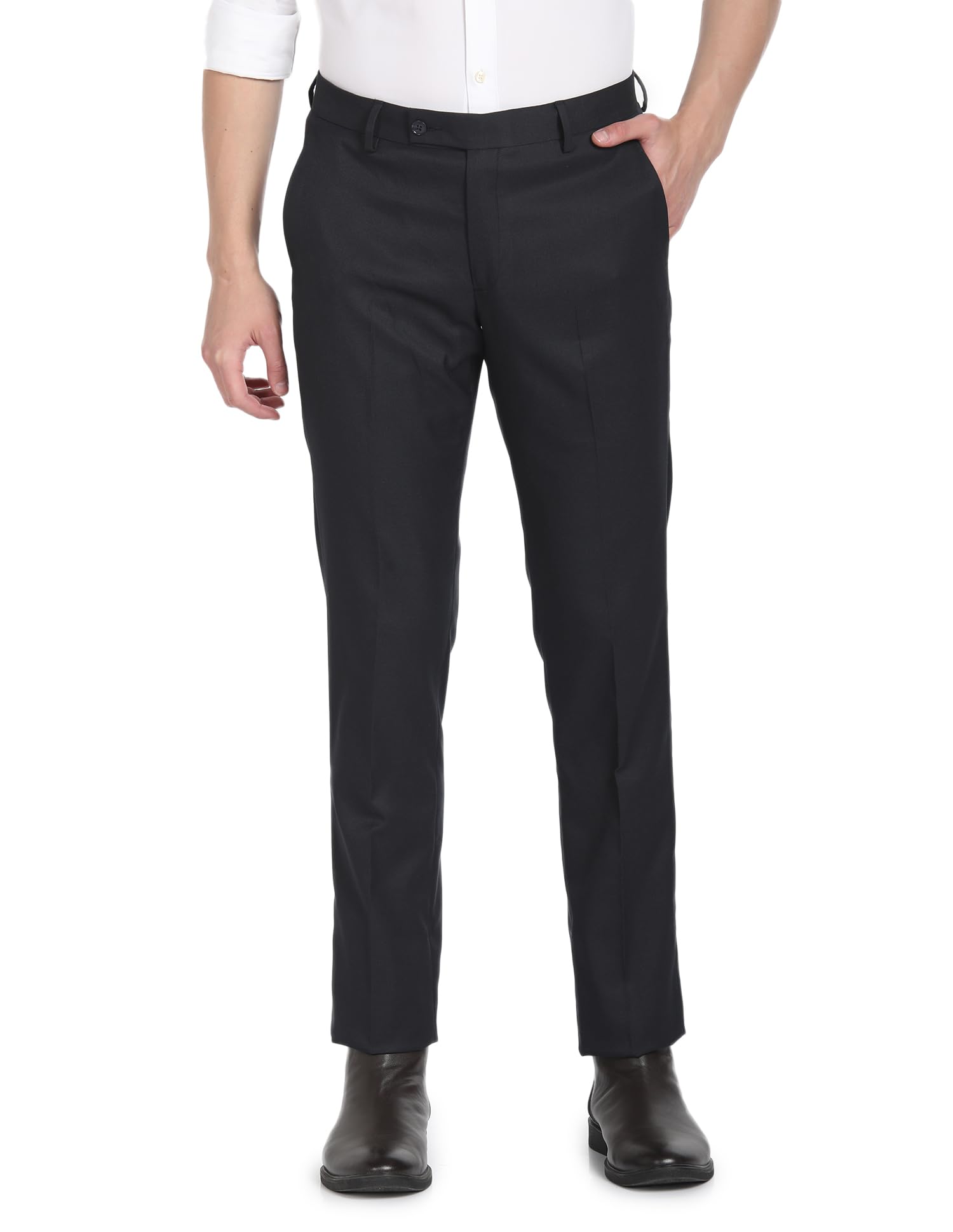 arrow Men's Mid Rise Regular Pants-picture-35