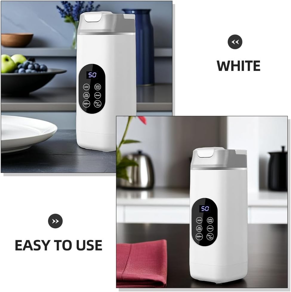 Alipis Rechargeable Juicer Mug: Outdoor Electric Shaker Cup - Protein Shake Blender - Multi-Function Portable Juice Maker for Sports & Fitness