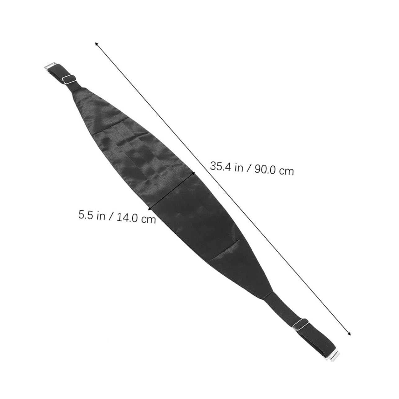 BESPORTBLE Lid Satin Men's Waist Belt Tuxedo Cumberbund for Men Adjustable Size Wear