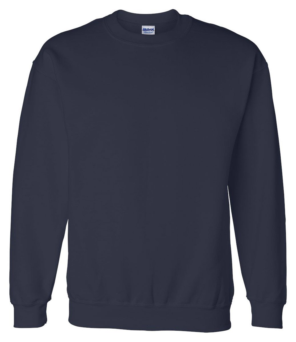 Gildan Heavy Blend Unisex Adult Crewneck Sweatshirt (XL) (Navy)