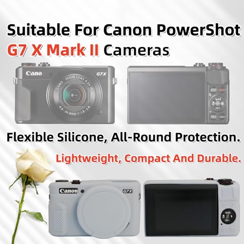 Funda de silicón suave para Canon G7 X Mark II miniatura 2
