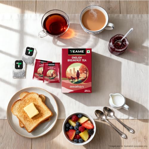 Image of TE-A-ME English Breakfast Tea Bags - 25 Pcs | English Breakfast Tea
