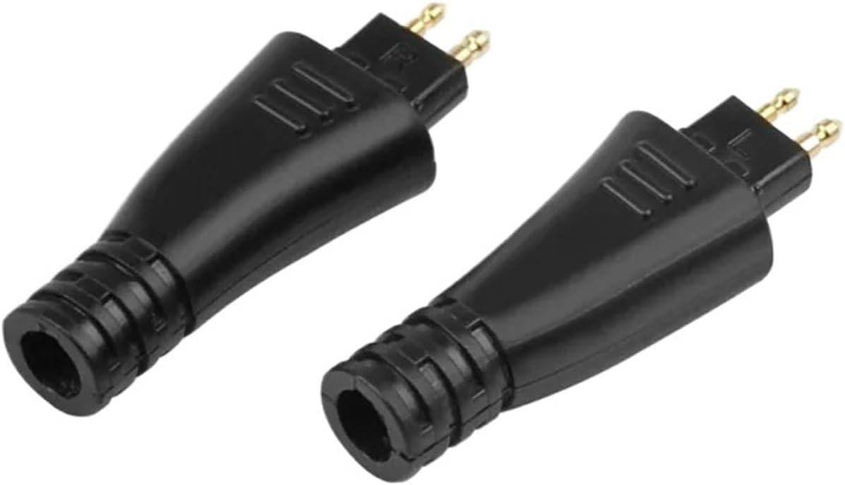 Headphone Plug Audio Connector Jack Earphone Pin Adapter Compatible TH900 MK2 LN006026 TH610 TH1000RP TH1100RP(Black)