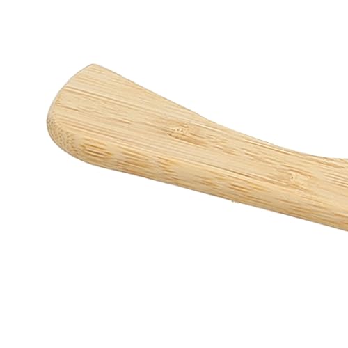 Miniatura 7 de Dioche Peine de dientes anchos de bambú para mujeres, hombres y niños, peine de madera antiestático desenredante con mango para cabello rizado,