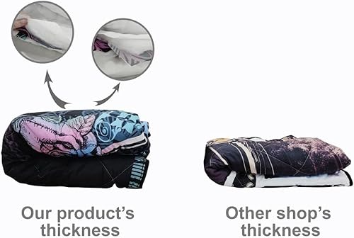 Miniatura 9 de Juego de edredón de fútbol azul personalizado con tu nombre, ropa de cama de fútbol tamaño individual, tamaño Queen King, decoración de dormitorio