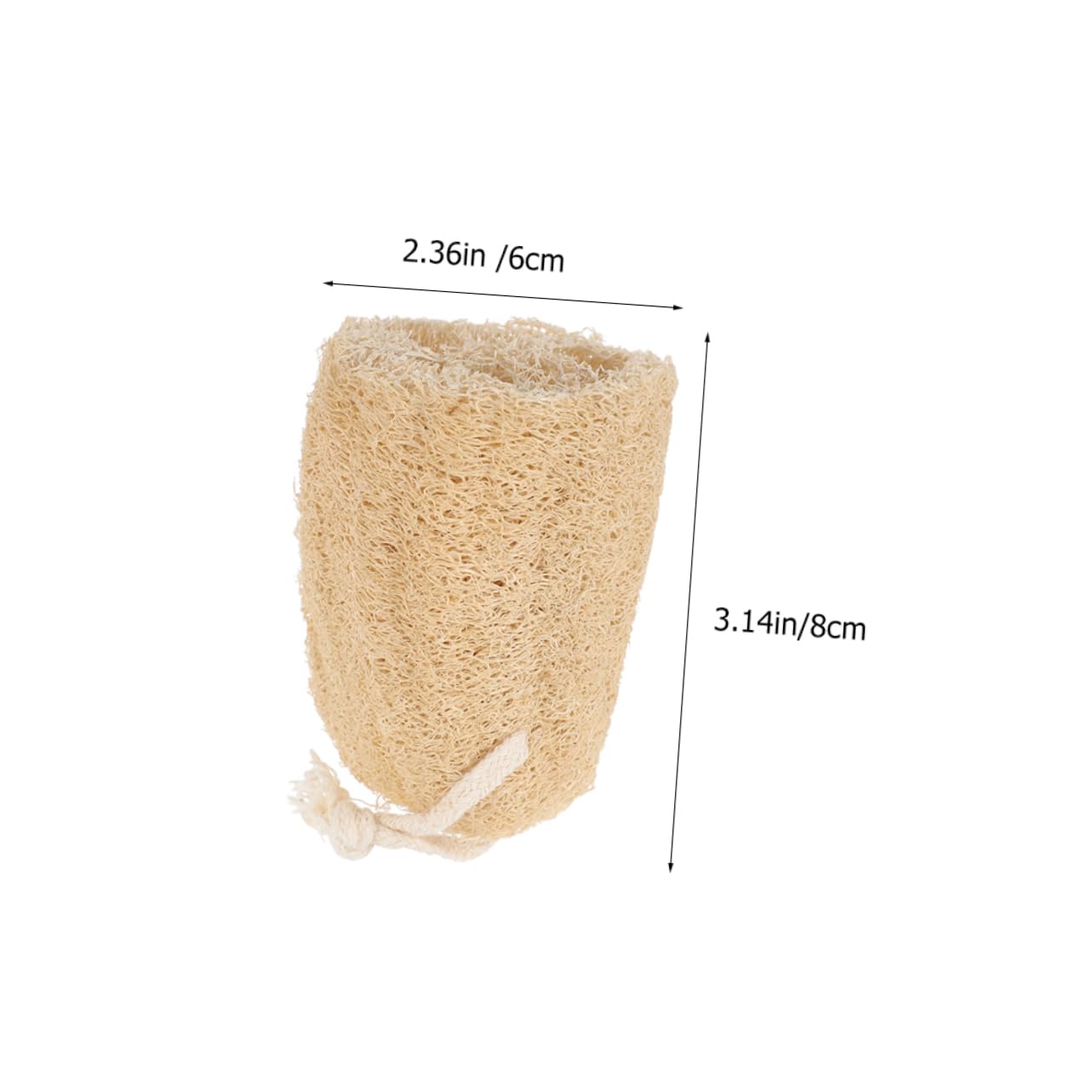 Healeved 4Pcs Natural Loofah Dish Scrubber Multi Functional Kitchen Loofah Sponges for Dishwashing Cleaning Includes Color Loofah Pads