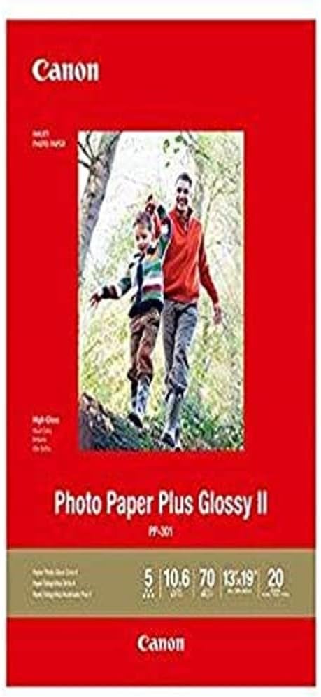 Amazon.com: Canon Photo Paper Plus Glossy II, 4 x 6 Inches, 100 Sheets ...
