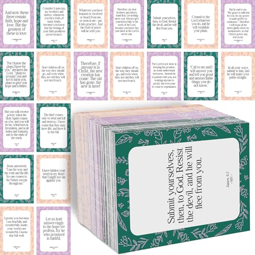 Within The Divine Premium Prayer Cards, 120 Mini Scripture Cards