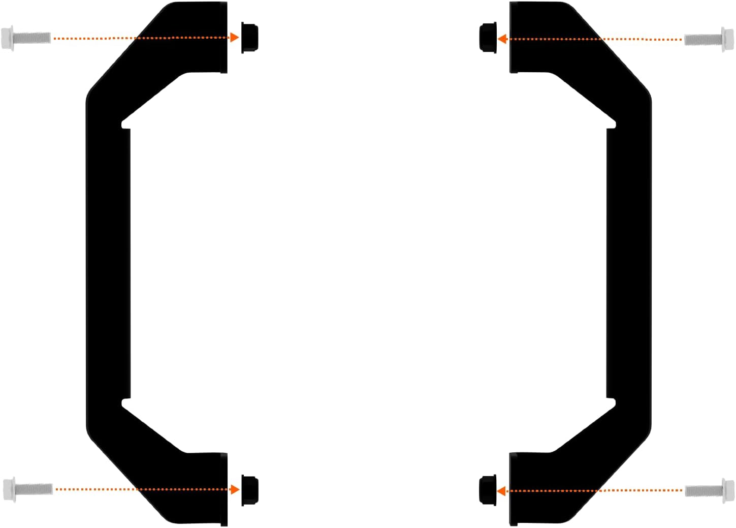 Razorback Offroad Polaris Ranger XD1500 Cab Grab Handle Set | Heavy-Duty UTV Accessories for Secure Grip & Stability – Durable Steel Construction – Easy Installation – Made in The USA