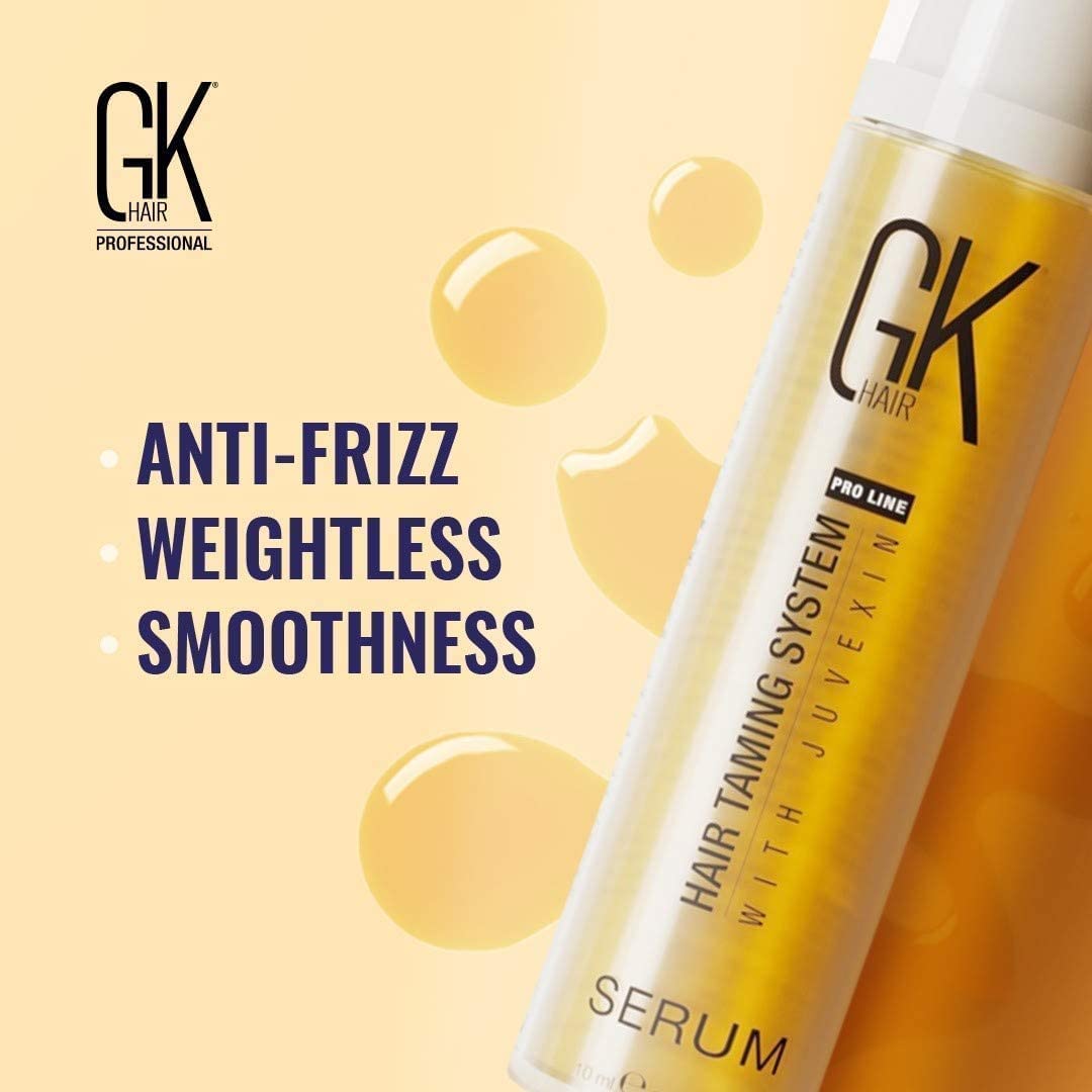 GK HAIR Global Keratin Arganöl Haarserum 50ml - Professionelle Brasilianische Keratinbehandlung 100ml - Komplex-Blowout & Bio-Serum zum Glätten