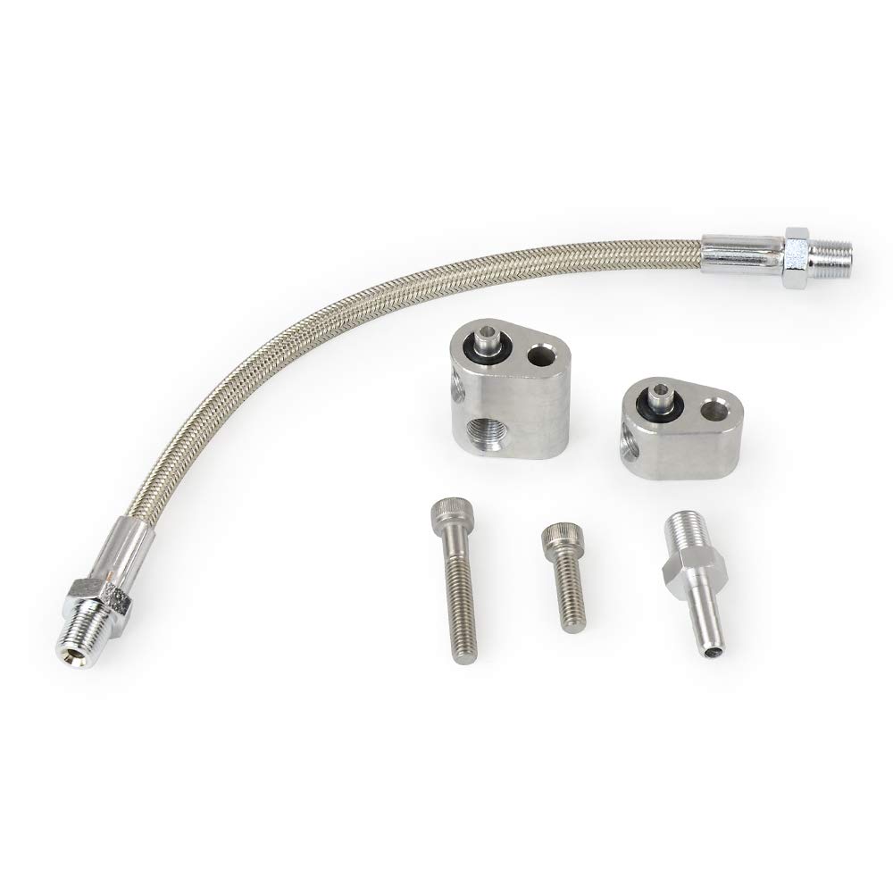 Buy PTNHZ RACING LS Throttle Cylinder Body Bypass Hose Coolant Billet