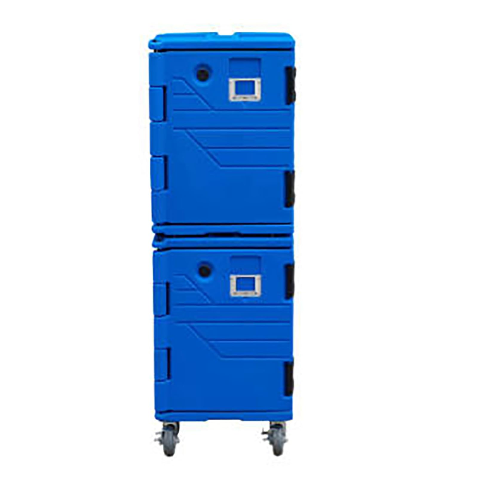 JOSOGO Commercial Insulated Delivery Box, Waterproof Thermal Food Cooler Box, Heavy Duty Leakproof Carry Cooler for Restaurant Catering Takeout(B2)
