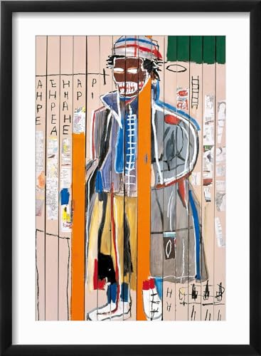 ART.COM Wall Giclee Print Anthony Clarke, 1985 on Black Frame by Jean-Michel Basquiat, 12x182