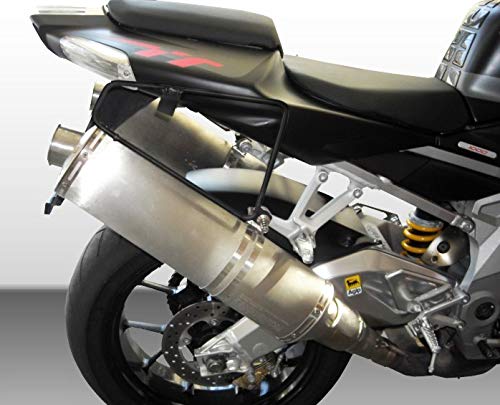 Supports sacoches cavalière Tuono 1000R évitent le contact avec l'échappement