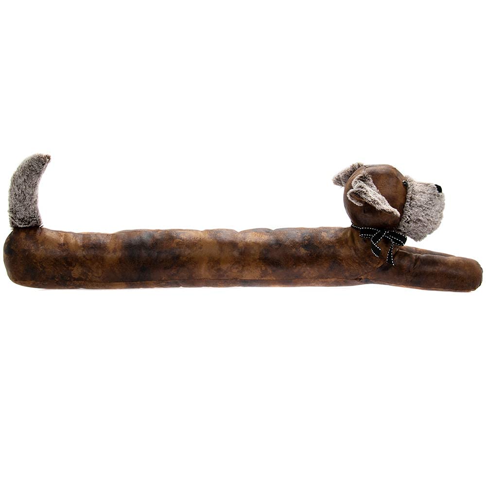 Assorted Doorstop Door Stop Stopper Filled Heavy Doorstop Faux Leather Novelty Wedge (Dog Draught Excluder)