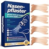 Nasenpflaster Schnarchstopper Nasenpflaster Schnarchen Nose Strips Neues Verbessertes Nasenstrips Besser Atmen Schnarchpflaster Nasal Strips mit 3-fach Stütze Anti Schnarch Pflaster für freie Atmung
