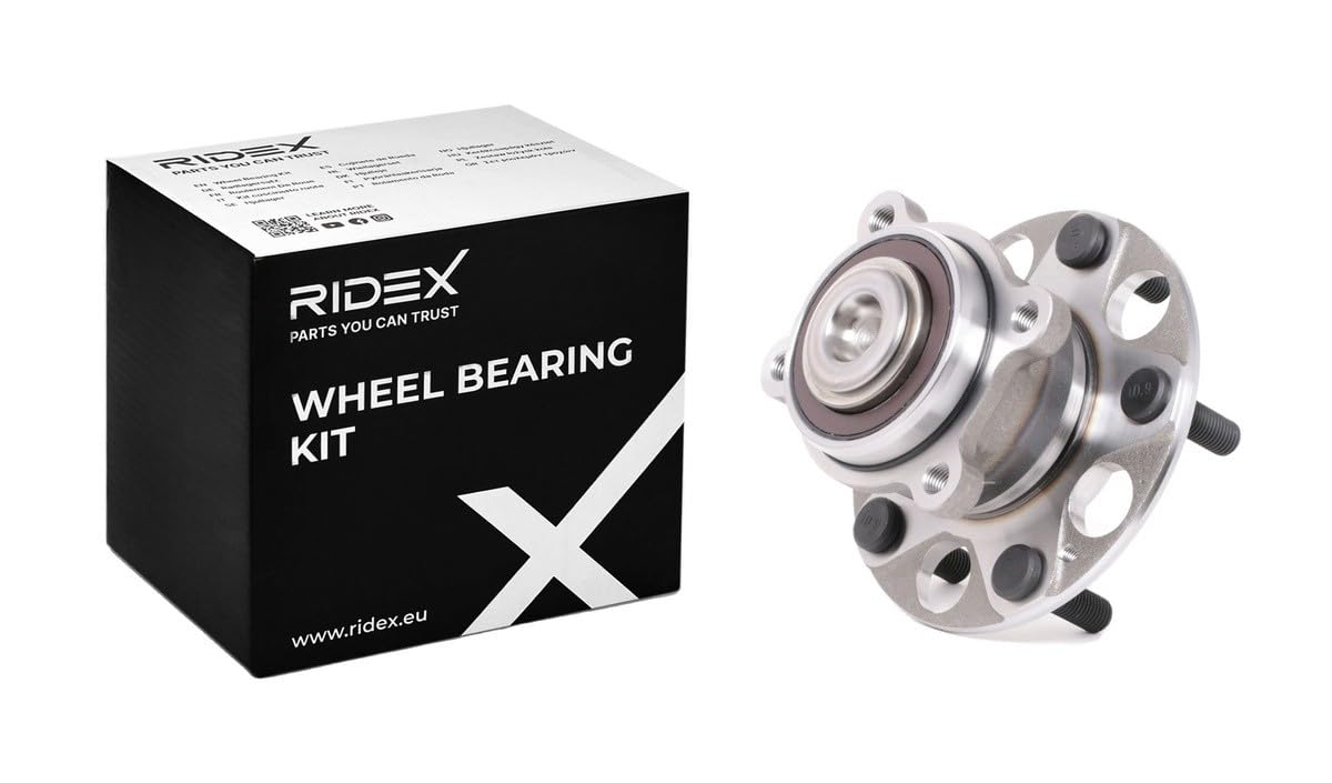 RIDEX 654W0290 Juego de cojinete de rueda Trasero ambos lados Rodamiento integrado en buje de rueda Compatible con HONDA ACCORD VIII CU