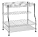 Muscle Rack WDR181217 3-Tier Wire Dish Rack, Chrome, 17" Height, 18" Width