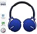 Sony MDRXB650BT/L Extra Bass Bluetooth Headphones, Blue