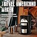 avigator Portable Coffee Maker for Travel Camping Car, Ground Coffee Machine Single Serve with 10 oz Travel Mug for Traveling, RV, Office, Home and Dorm, 12V, Black