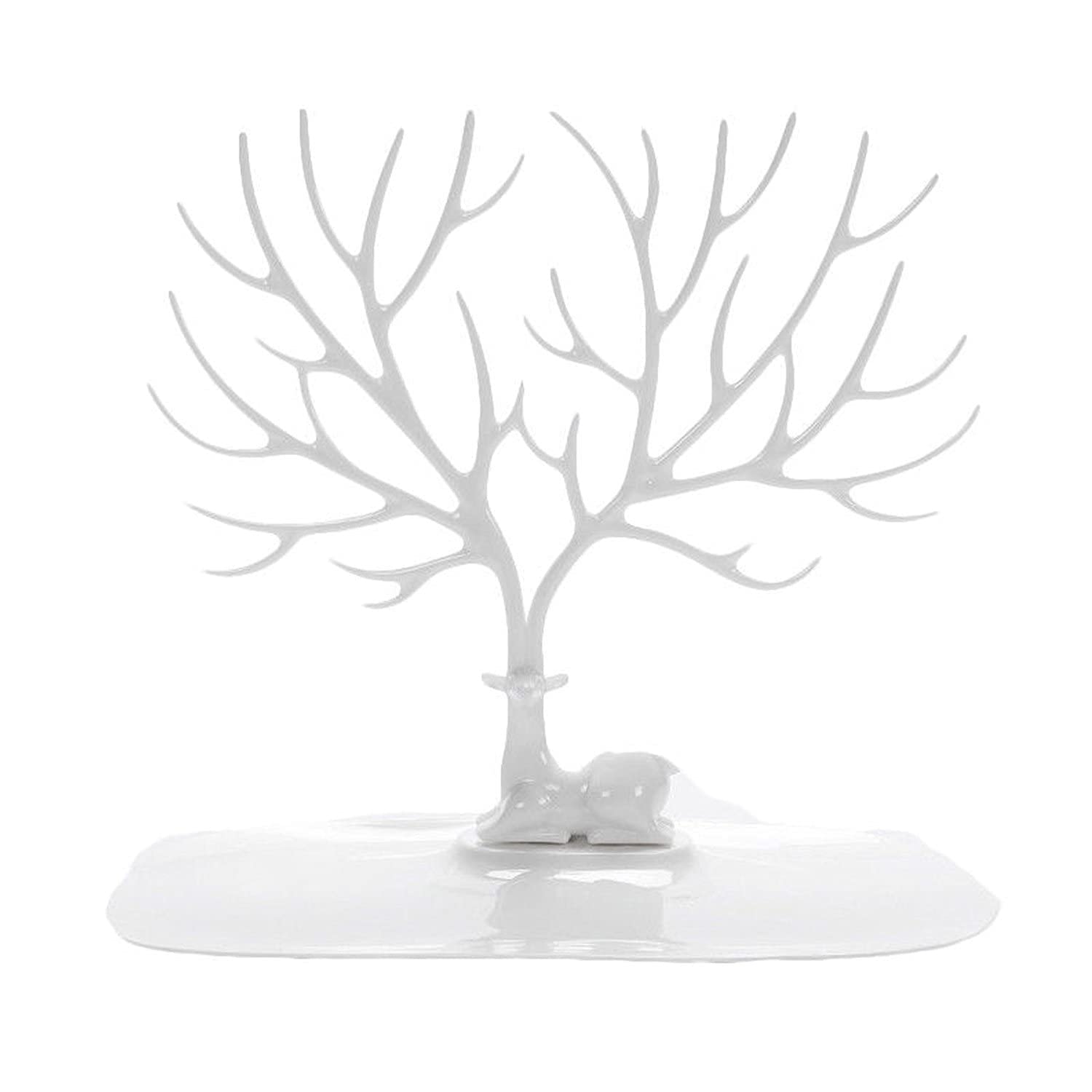 jewellery Tree Stand Organizer Jewellery Display Tray Deer Tree Jewellery Holder Hanger for Necklaces Bracelet Earrings Birthday Gifts Stand Rack Storage