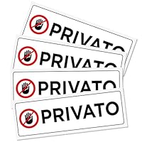 Adesivi Toilette E Privato | Argento Satinato | 15x4cm | Impermeabili E Lavabili | 3 Pezzi - Foto 1