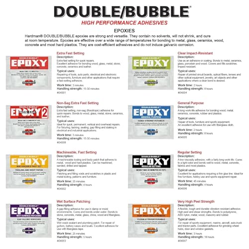 Image of Hardman Double Bubble Orange High Peel Strength Epoxy - 04007 (50 Pack)