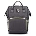 LUOLUO Zaino Fasciatoio per Mamma Borsa Fasciatoio Neonati per Pannolini Zaino Mamma Multifunzione (Grigio)