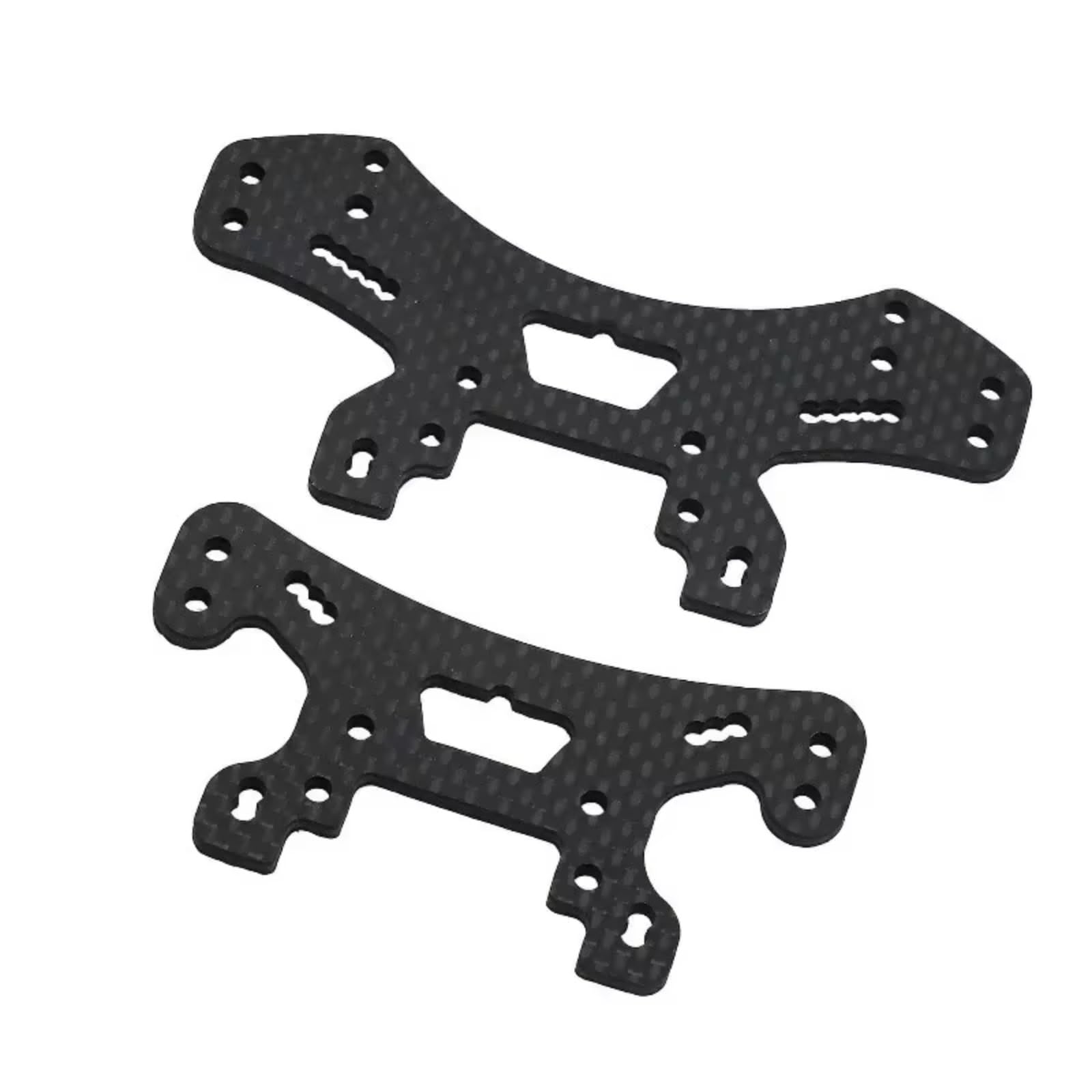 Genérico Montaje Choque Frontal Fibra Carbono para LC para Racing PTG-2 1/10 Control Remoto Actualizaciones Coche Reparación Modificar Piezas Accesorios C8035 Piezas Coche RC