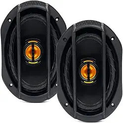 Kit de Alto-falantes Automotivos JB69 Flex 6x9 Polegadas 110W 4 Ohms Preto Leson - 2LS055069