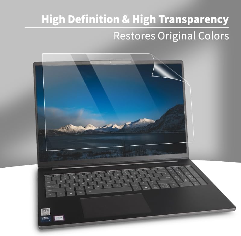 Laptop Case Set for 2026/2025 IdeaPad Slim 5a / 5i (16'', Gen 10/11) Scratch-Resistant & Drop-Resistant Hard Shell Frosted Transparent​ Protective Cover + Keyboard Cover + Screen Film