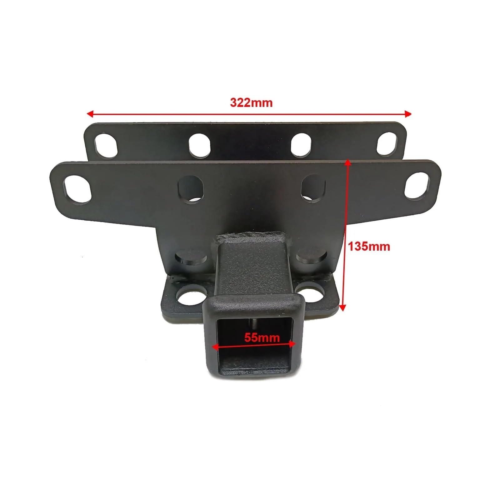 Gancio Traino Auto, Gancio Di Traino Ricevitore Del Rimorchio Paraurti Posteriore Da 2 Pollici Kit Gancio Di Traino In Metallo For Rimorchio Combinato Con Coperchio Del Gancio Di Traino