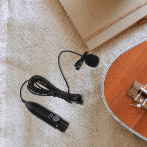 Micro portable à épinglette réduction de bruit câble XLR 3 mètres