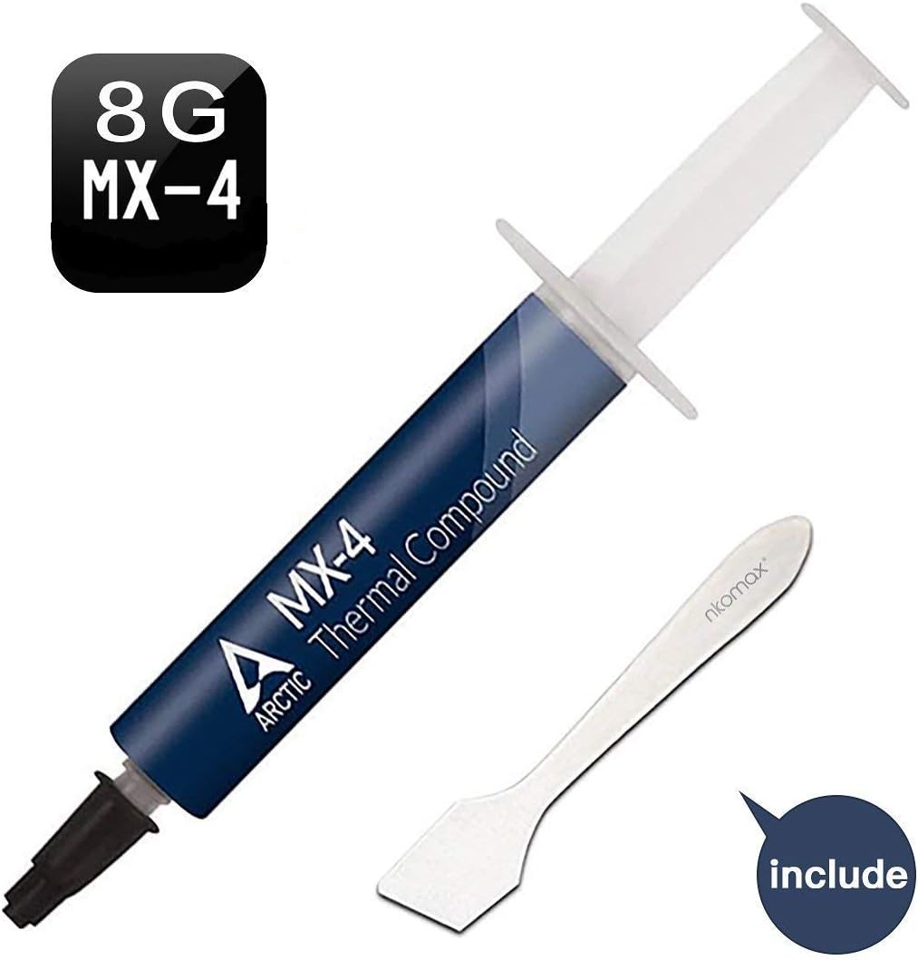 Arctic MX-4 - Thermal Compound Paste for Coolers | Heat Sink Paste | Composed of Carbon Micro-Particles | Easy to Apply | High Durability - 4 Grams
