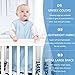 BSTOPPT 3 Pack Baby Sleep Sack 0-6 Months 100% Rayon Cotton Baby Sleeping Bag 2-Way Zipper Toddler Wearable Blankets,Comfy Stretchy Thin Sleep Sacks.TOG 0.3(Small)