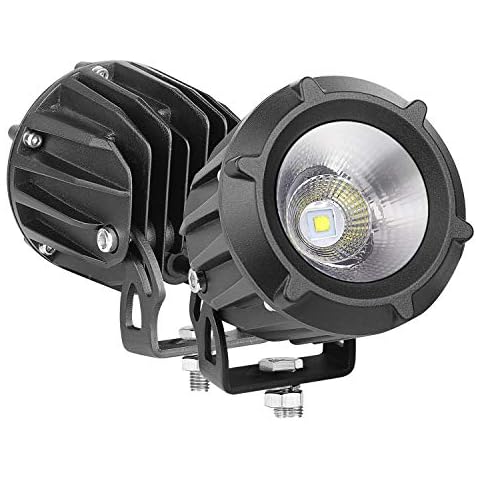 Auto Power Plus LED Pods, 2PCS 3" 50W Round Off Road Driving Light LED Work Light Spot Flood Combo Light Round LED Pod Light for Off Road Truck Motorcycle ATV Boat Tractor Cover