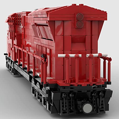Technik Zug Eisenbahn bausteine für 8 Breit ES44AC Canadian Pacific Lokomotive mit Motoren MOC-40666, 1763 Teile… – Bild 4