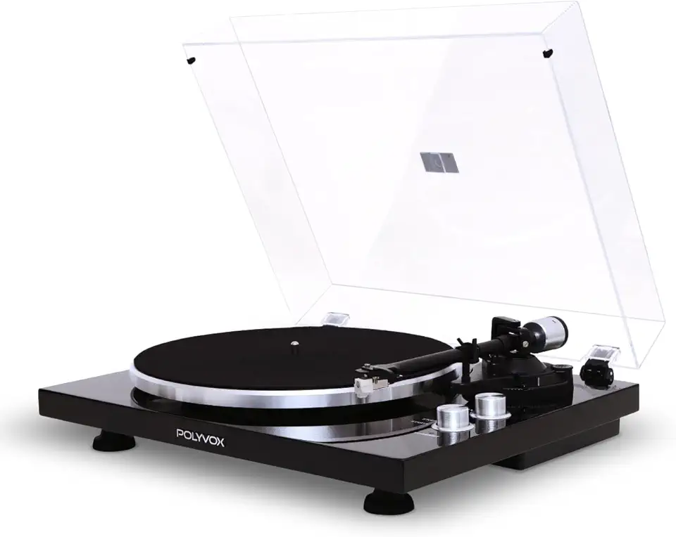 Toca Disco Belt Drive Polyvox Transmissão Bluetooth 120/240V