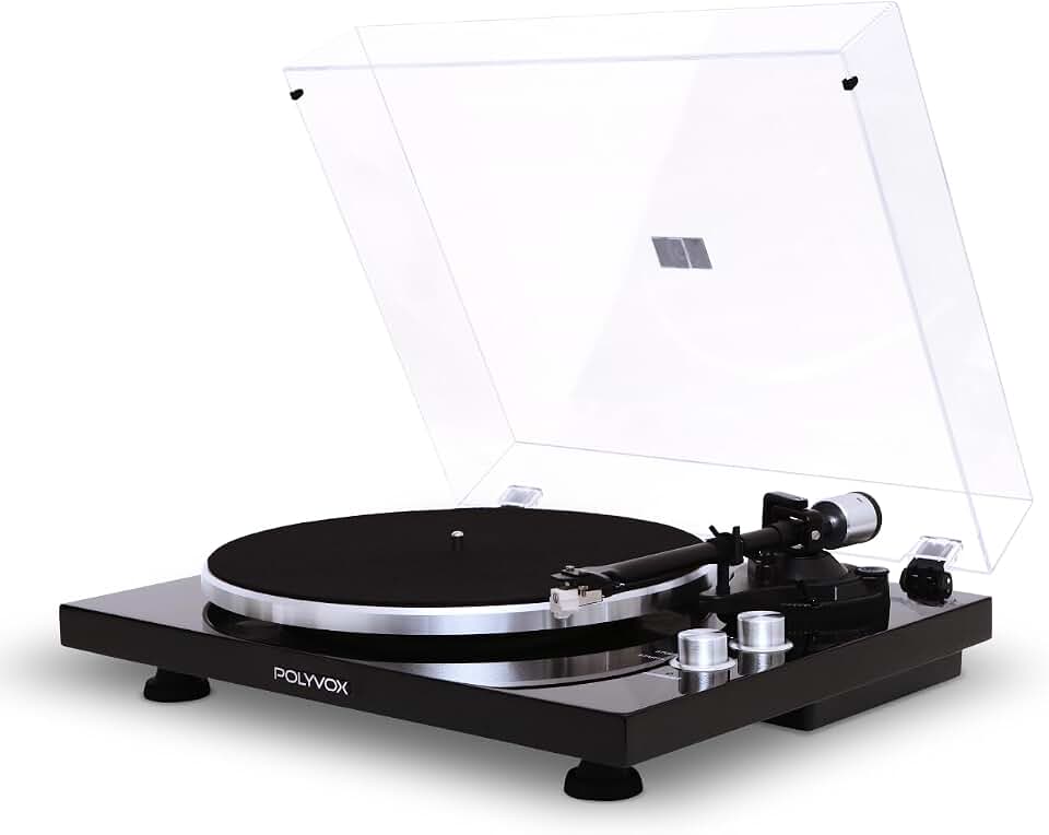 Toca Disco Belt Drive Polyvox Transmissão Bluetooth 120/240V