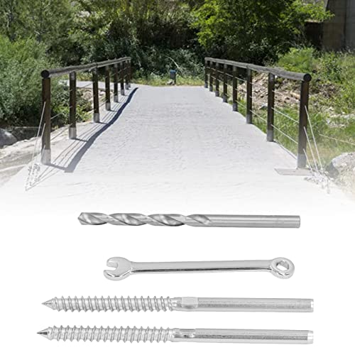 Swage Lag Screw Deck Reling System Links Rechts Gewinde Seil Reling System Hardware Set Kit