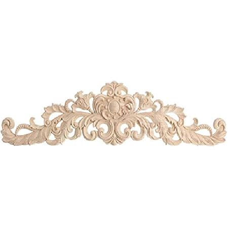 GROOMY 1 Paire En Bois Sculpté Coin Onlay Applique Cadre Décor Meubles